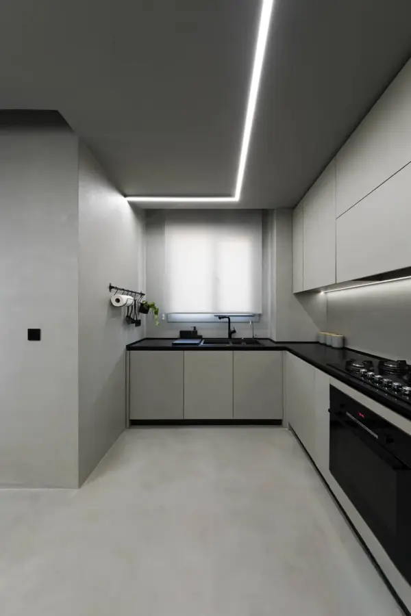 دکوراسیون آشپزخانه با میکروسمنت