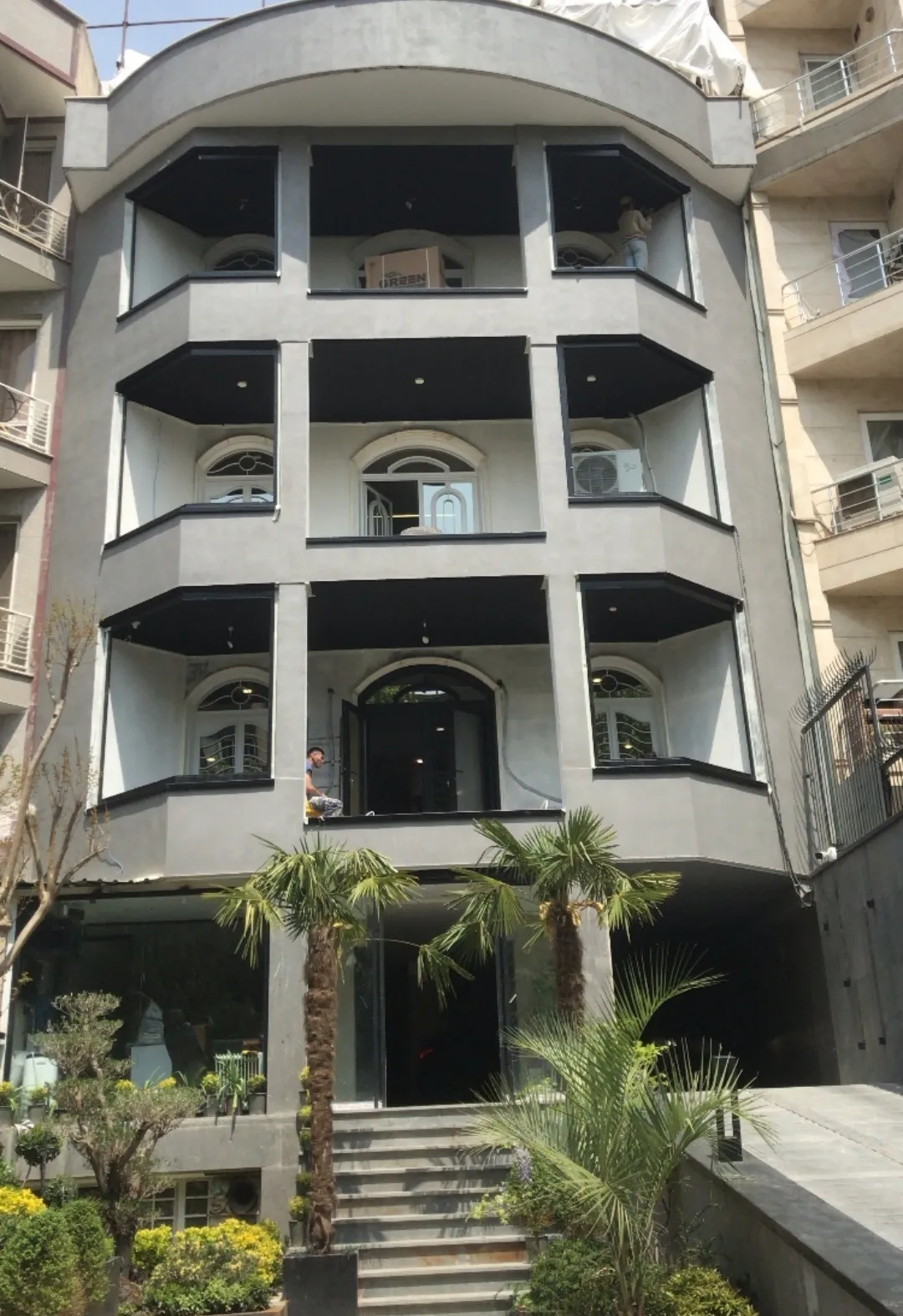 پروژه سعادتآباد - طراحی نمای مدرن